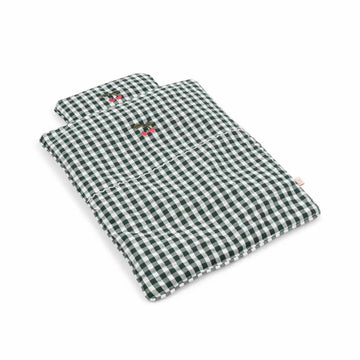 Poppenbeddengoed - Green check